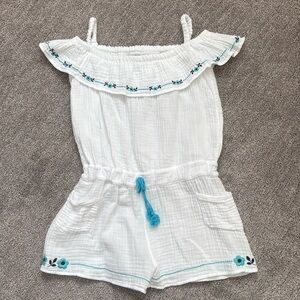 Romper, size 8, cotton, excellent condition. Made in Portugal.